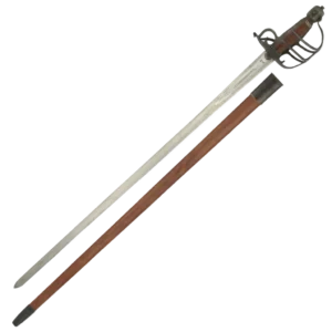 Mortuary Hilt Sword Antiqued
