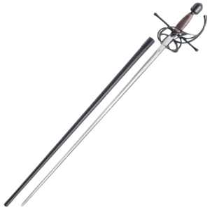 Swept Hilt Rapier Black Finish