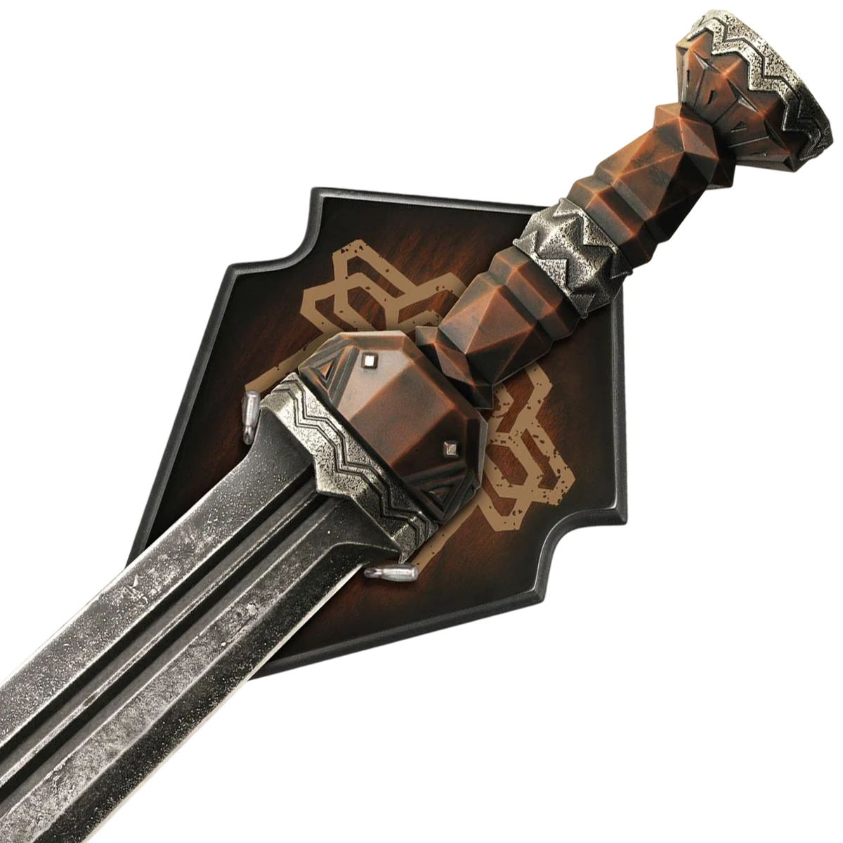 Officially Licensed Fili Dwarven Sword with Plaque from The Hobbit - Image 2