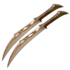 Officially Licensed DESOLATION SMAUG KNIVES OF TAURIEL from The Hobbit