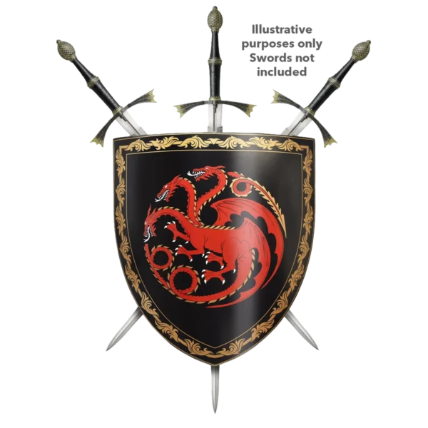 Tritton Shield Game of Thrones - Targaryen Shield - Swords.co.uk