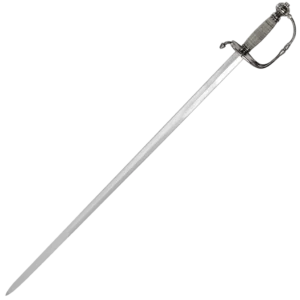 Museum Late 17th Century English Short Sword With Scabbard