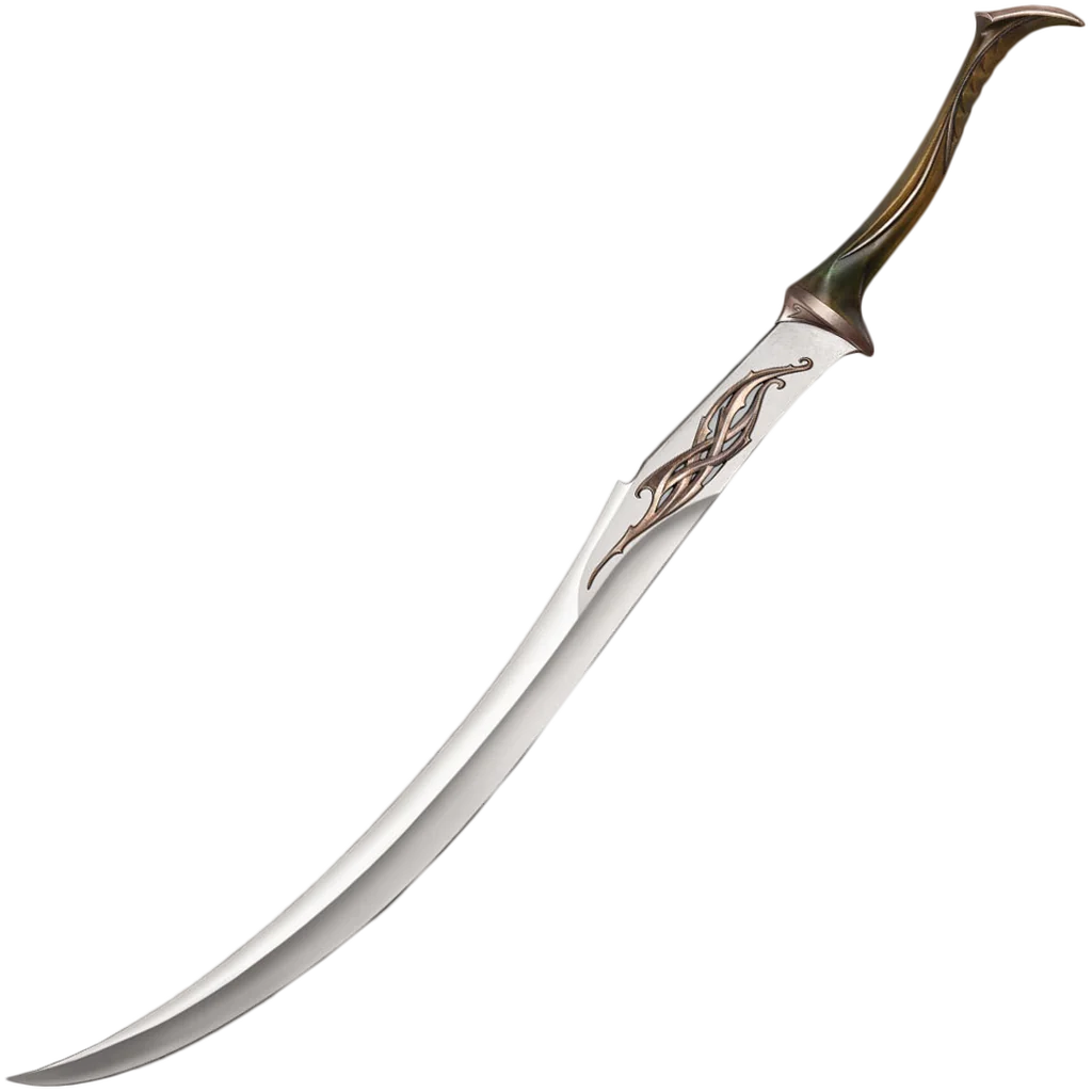 Officially Licensed Mirkwood Infantry Sword and Display from The Hobbit