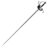 Ribbed Shell Swept Hilt Rapier
