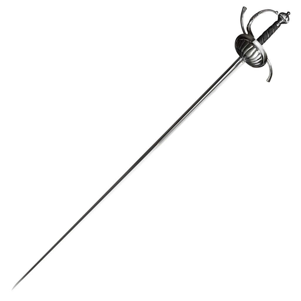 Ribbed Shell Swept Hilt Rapier
