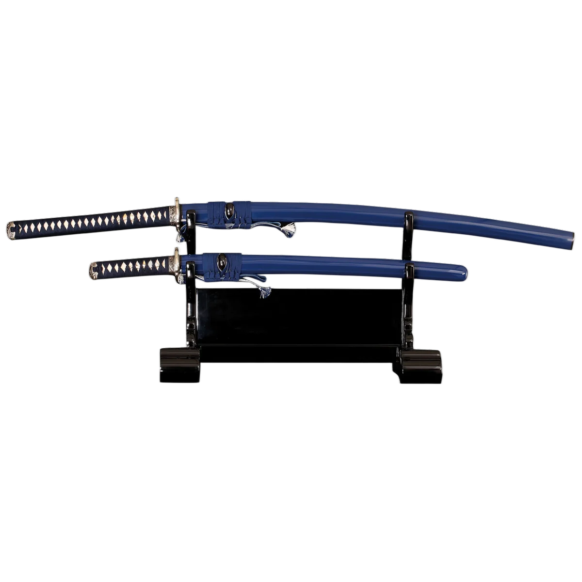 Samurai Sword Stand-Black Lacquer - Image 2