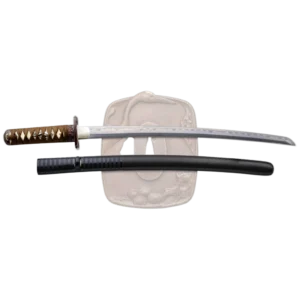 Pine Crane Wakizashi (Brown Ito)