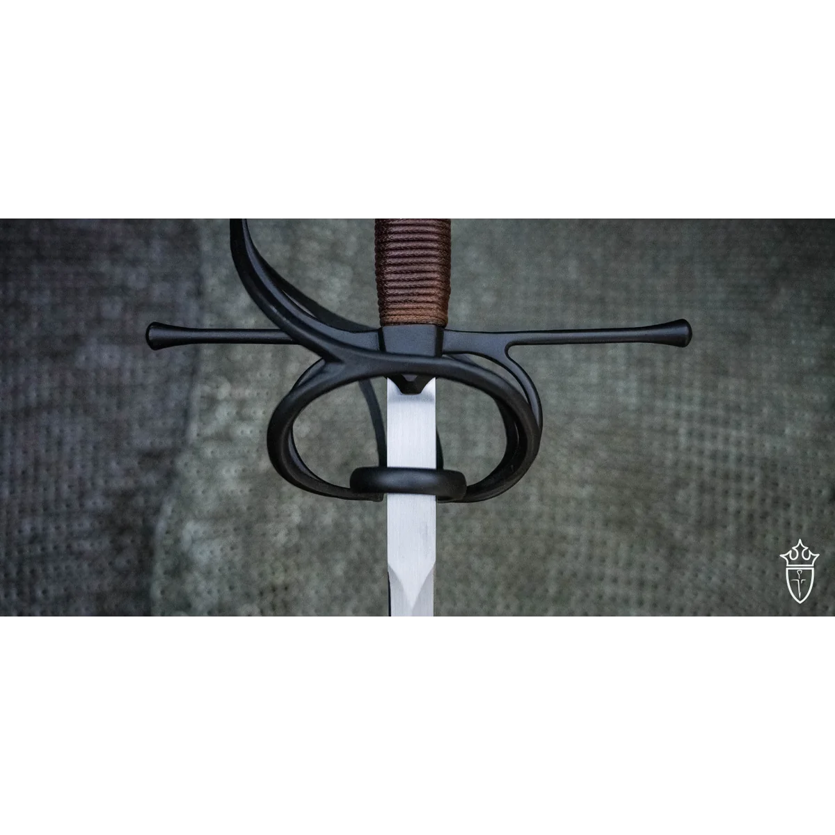 Swept Hilt Rapier Black Finish - Image 6