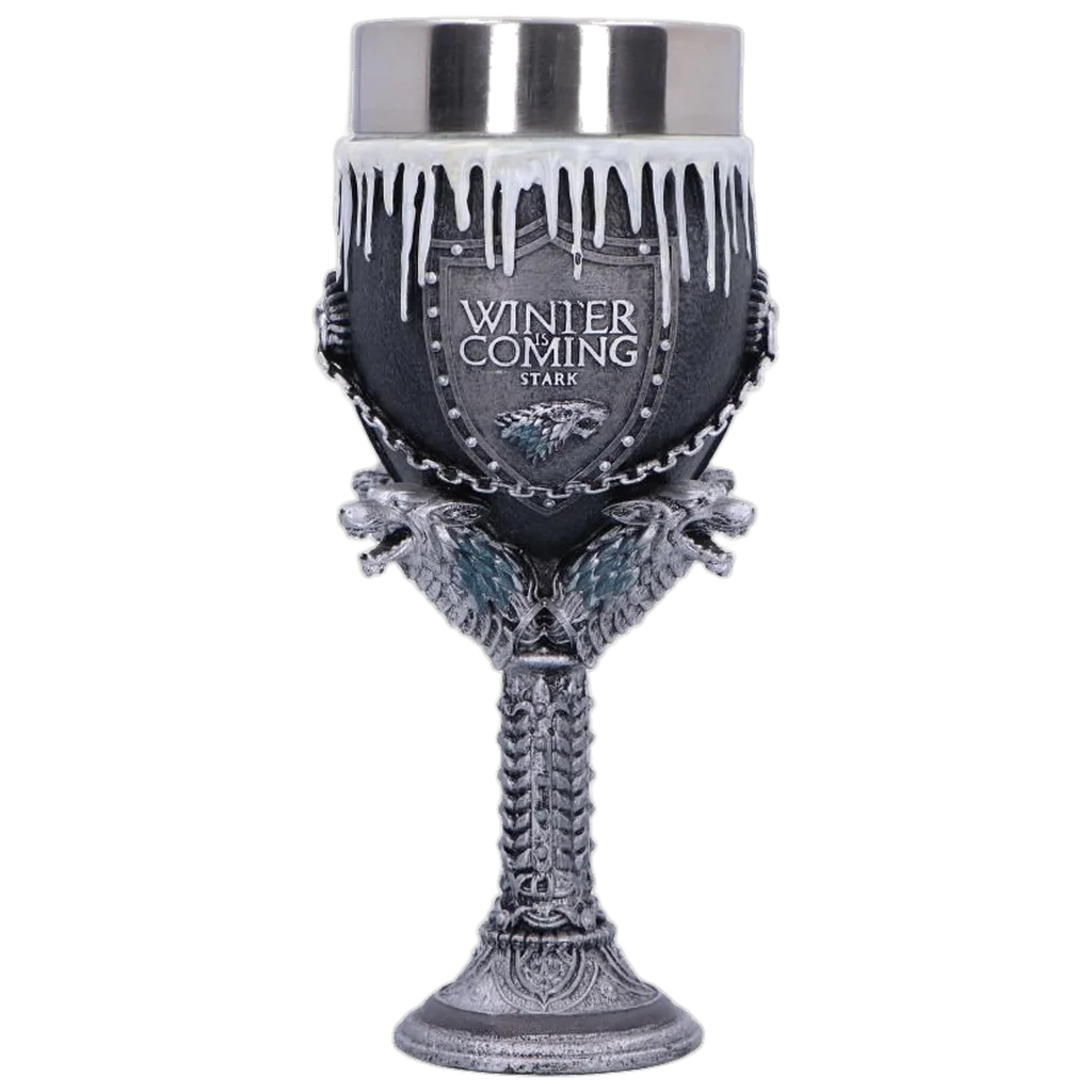 Game of Thrones House Stark Goblet Wine Glass 17.5cm