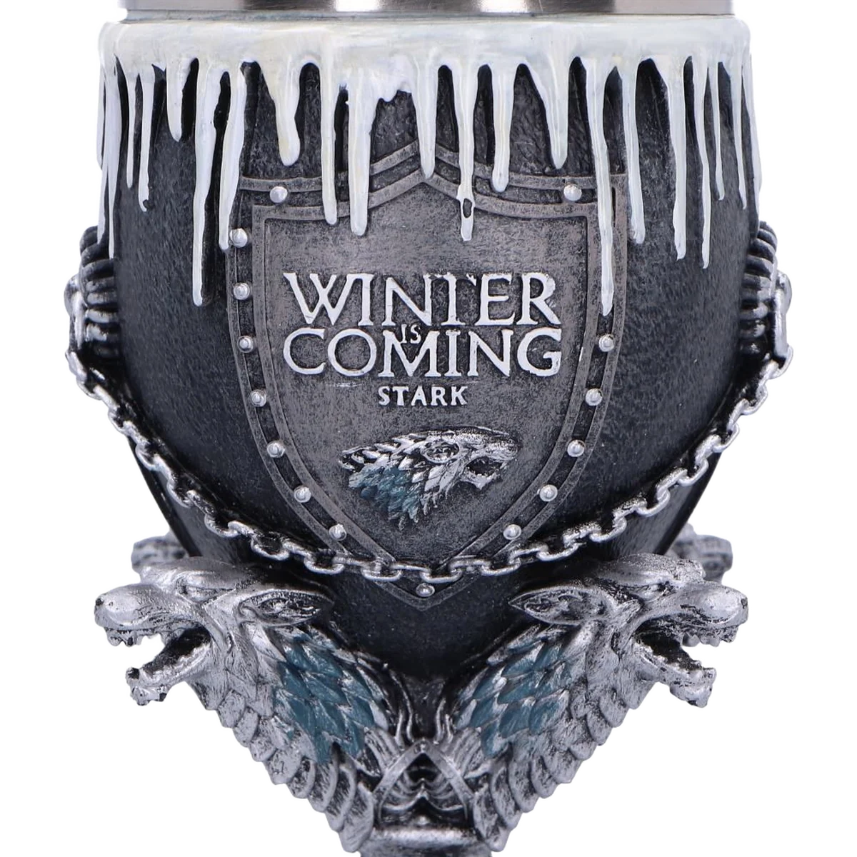 Game of Thrones House Stark Goblet Wine Glass 17.5cm - Image 5