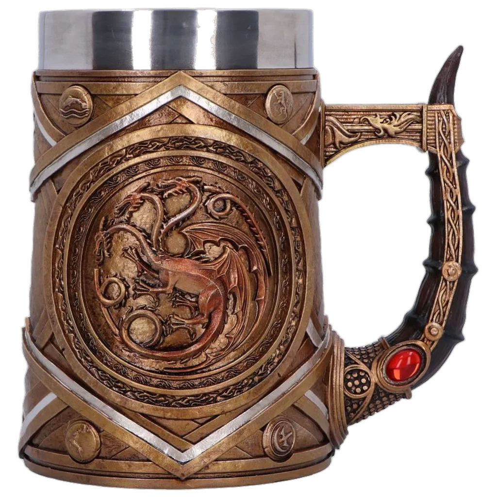 House of the Dragon Targaryen Crown and Dagger Tankard 16cm