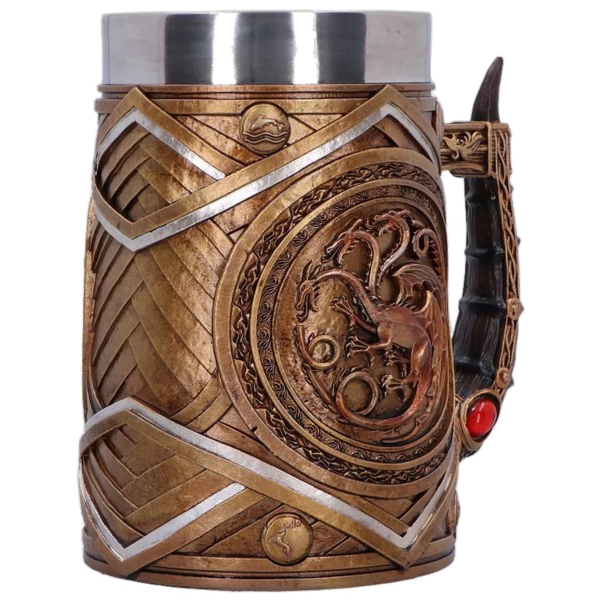 House of the Dragon Targaryen Crown and Dagger Tankard 16cm - Image 4