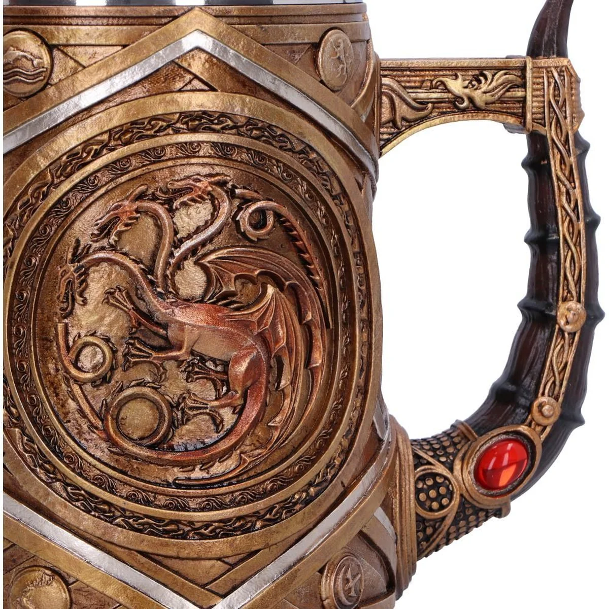 House of the Dragon Targaryen Crown and Dagger Tankard 16cm - Image 5
