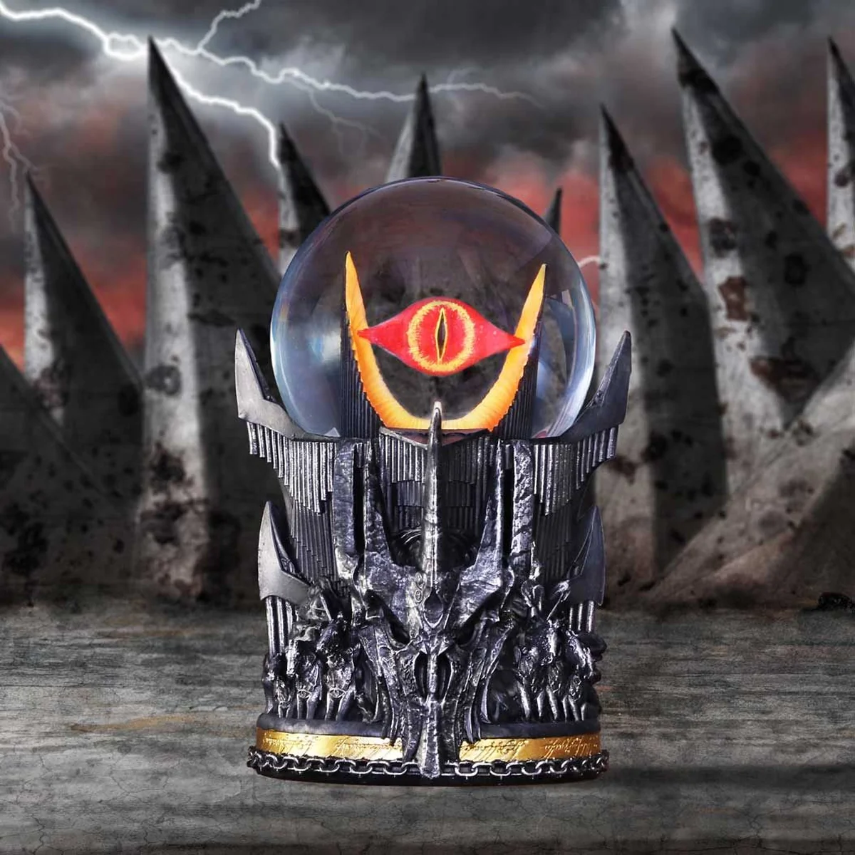 Officially Licensed Lord of the Rings Sauron Snow Globe 18cm - Image 7